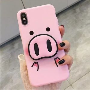 NEW IPHONE 6+/7+/8+ PINK PIG